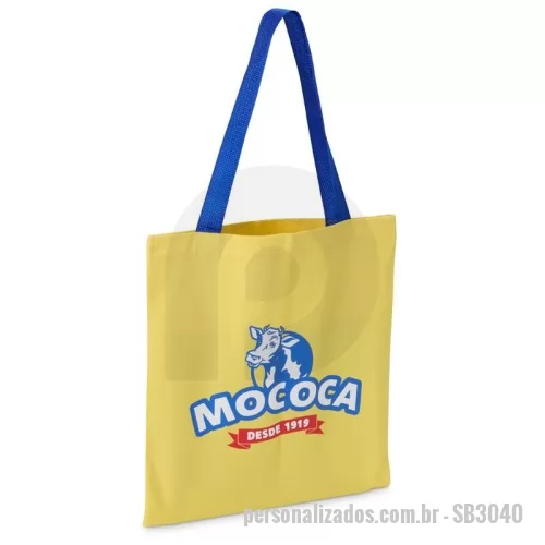 Sacola de Algodão personalizada - Sacola Brim 30x40 cm Personalizada