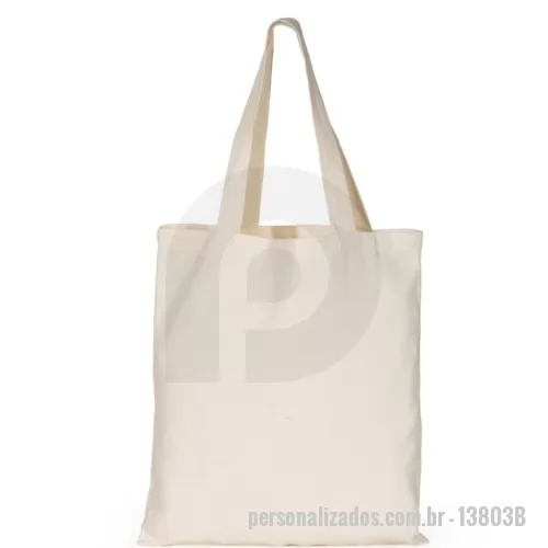 Sacola de Algodão personalizada - Sacola em algodão cru 