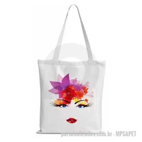Sacola de Pet personalizada - SACOLA ECOPET SUBLIMADAS EM UM DOS LADOS.