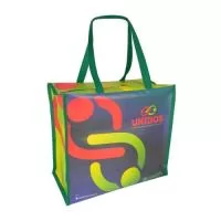 Sacola de Ráfia Laminada com ZIPER 120 Grs - Impressão DIGITAL UV - Qualidade Fotográfica