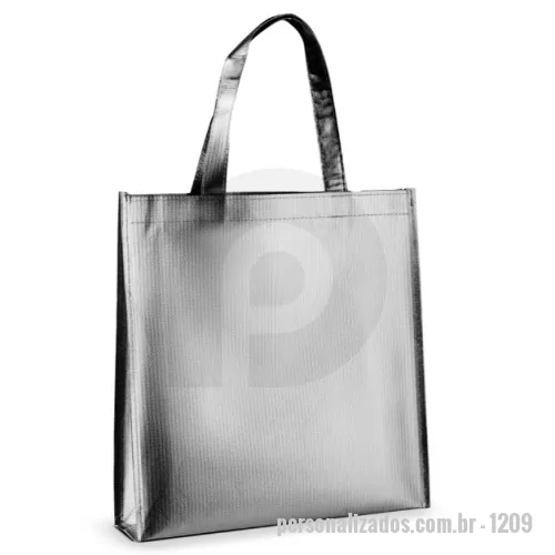 Sacola de TNT metalizado personalizada - Sacola de TNT Laminado e metalizado diversas cores e tamanhos