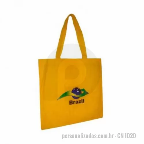 Sacola de TNT personalizada - SACOLA EM TNT PERSONALIZADA COM ALÇA EM CADARÇO  MEDIDA 26X32  