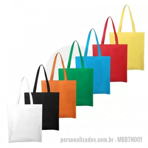 Sacola de TNT personalizada - Sacola TNT 100g/m²  41cm X 37,5 cm