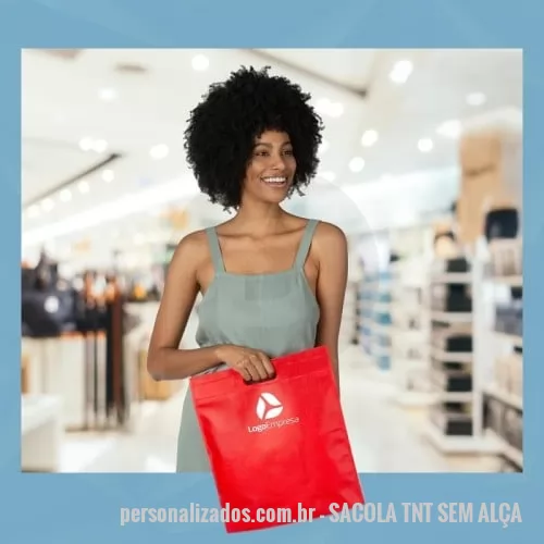 Sacola de TNT personalizada - Sacola TNT sem Alça