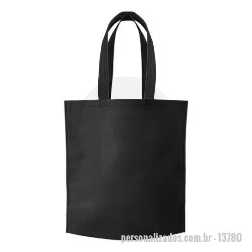 Sacola de TNT personalizada - Sacola de tnt com costura termo selada