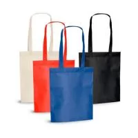 Sacolas Coloridas Personalizadas para Brindes, Material TNT 80 gramas, Medidas 270 x 350 mm, Cores Marrom, Preto, Azul, Vermelho, Branco, Amarelo, Laranja, Rosa, Azul Claro, Verde Claro, Bege e Violeta