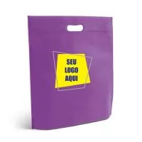 Fabricação própria. Sacolas retornável em tnt 80 gramas com acabamento em alta fusão (Material aquecido, não tem costura) ideal para gravação em silk 