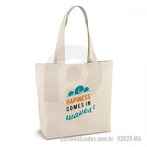 Sacola ecológica personalizada - SACOLA 100% ALGODÃO