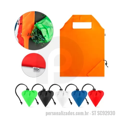Sacola personalizada - Fabricada com design moderno a sacola dobravel personalizada possui ótimo acabamento, brinde colorido a sacola conta com boa variedade de cores além de área nobre para a personalização da marca. Brinde amigo do meio ambiente a sacola dobravel ela é f
