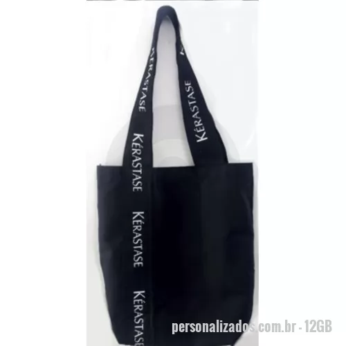 Sacola personalizada - sacola em corda com alça personalizada