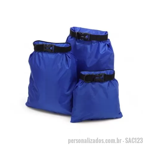 Sacola personalizada - Kit de Bolsa Impermeável Personalizada