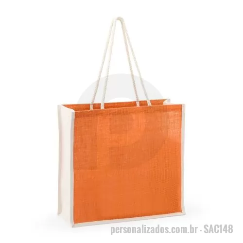Sacola personalizada - Sacola de Juta Ecológica Personalizada
