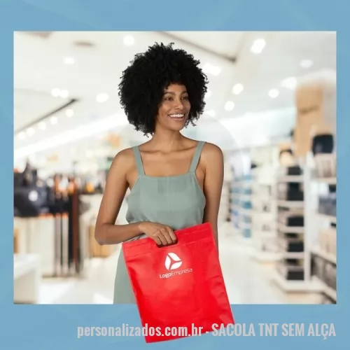 Sacola personalizada - Sacola TNT sem Alça