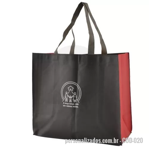 Sacola personalizada - Saco com alça, confeccionada no Nylon 70 ou 600 (orçar confome material utilizado) em todas as cores 