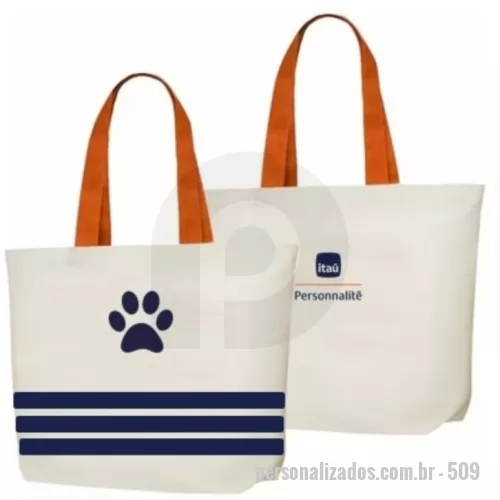 Sacola personalizada - SACOLA  ALGODÃO PERSONALIZADA  