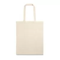 Sacola em 100% algodão (120 g/m²), com alças de 60 cm. 300 x 370 mm