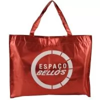 Sacola  personalizada com alça, confeccionada no Nylon 70.