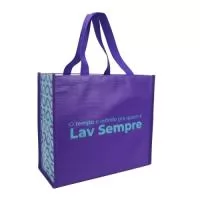 Sacola de Ráfia Laminada 120 Grs - Impressão DIGITAL UV - Qualidade Fotográfica