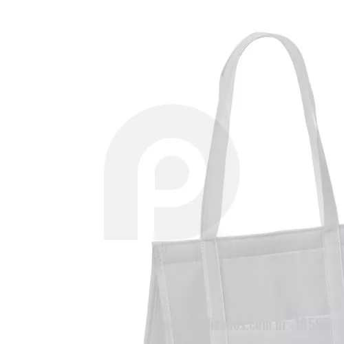 Sacola térmica personalizada - Sacola térmica com capacidade de 18 litros, contém fechamento em velcro e bolso frontal. Obs.: A capacidade de armazenamento com a sacola fechada é de aproximadamente 14 litros.