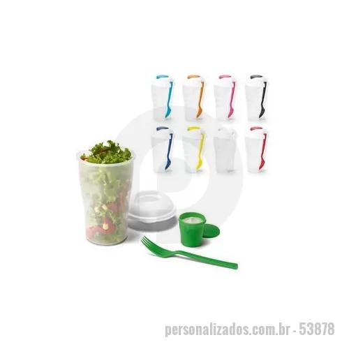 Saladeira personalizada - Copo para salada personalizado é um brinde personalizado muito procurado no verão.