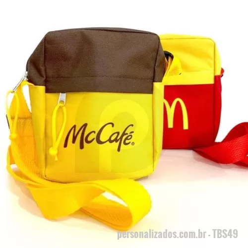 shoulder bag personalizado - Shoulder bag bolsa tiracolo em nylon com alça personalizada