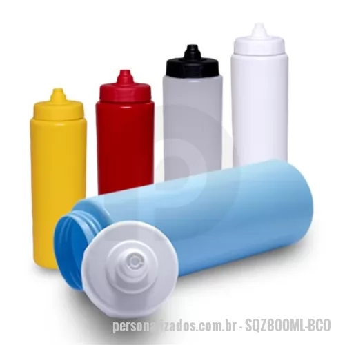 Squeeze automático personalizado - squeeze 800 ml com tampa automática
