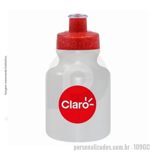 Squeeze ecológico personalizado - Materia Prima  resistente e flexível, tampa rosqueável  feita com 50% de Fibra Natural de Madeira e bico em PVC cristal. Acabamento e vedação impecável. Capacidade de 300ml.