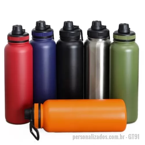 Squeeze metálico personalizado - Squeeze Garrafa Térmica Personalizada