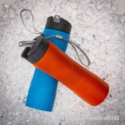 Squeeze metálico personalizado - Squeeze Inox 600ml