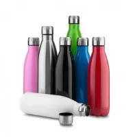 Squeeze em aço inox com tampa. 750ml