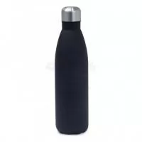 Squeeze personalizada com capacidade de até 750ml para armazenamento de bebida, com tampa rosqueável. Garrafa produzida em inox e pintura fosca. Não é térmica. Ideal para brindes promocionais e eventos corporativos.