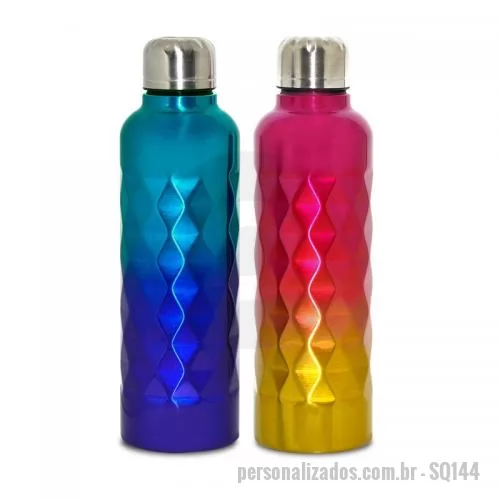 Squeeze personalizado - Squeeze de metal 350ml Personalizado