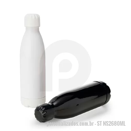 Squeeze personalizado - Squeeze com 680ml Personalizado, Material PVC, Base e Tampa ABS, Capacidade 680 ml