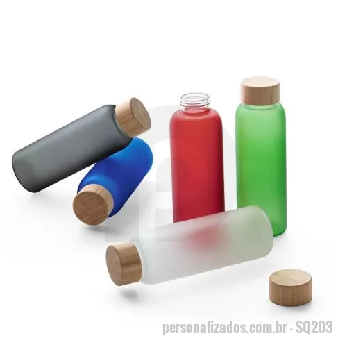 Squeeze personalizado - Squeeze de Vidro Personalizado