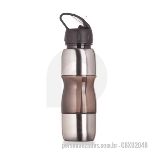 Squeeze personalizado - Squeeze Personalizado - CBX02048 - Squeeze de Alumínio 600ml – Prático, Leve e Estiloso  Ideal para o dia a dia, treinos ou atividades ao ar livre, este squeeze de alumínio de 600ml combina leveza, resistência e praticidade. Possui tampa rosqueável com bico retrátil e canudo interno, além de alça plástica que facilita o transporte. Detalhes plásticos coloridos dão um toque moderno ao visual.  Especificações:  Capacidade: 600ml  Tamanho total aproximado: 25 cm x 7 cm x 21,8 cm  Área para gravação: 4 cm x 6 cm  Peso aproximado: 150 g - 175933 - Squeeze
