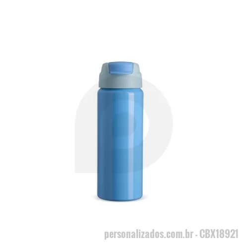 Squeeze personalizado - Squeeze Personalizado - CBX18921 - Squeeze de Alumínio 600ml – Hidratação com Praticidade e Higiene  Com design funcional, este squeeze de alumínio facilita a rotina de hidratação no dia a dia. Possui tampa com alça fixa, bico flexível protegido por tampa plástica e canudo interno, garantindo mais higiene e evitando vazamentos. Leve e compacto, é ideal para levar na mochila, no trabalho ou na academia.  Especificações:  Capacidade: 600ml  Altura: 20,5 cm  Largura: 7 cm  Área para gravação: 12 cm x 6 cm  Peso aproximado: 117 g - 175934 - Squeeze