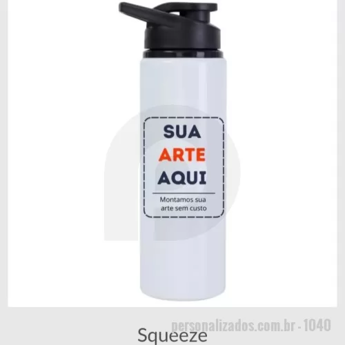 Squeeze personalizado - Squeeze Premium, Termico com 500ml de capacidade, mantem temperatura quente e fria, personalização em até 4 cores com alta definição.