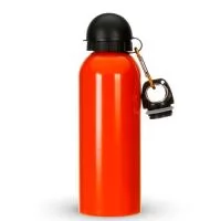 Squeeze para Brinde de Alumínio, Capacidade 500 ml, Embalagem Individual em caixas de papelão, Materia Prima Aluminio, Peso 138 gramas, Dimensões 21,5 x 6,5 cm