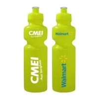 Squeeze de PE resistente e flexível, tampa rosqueável em PP e bico em PVC cristal. Acabamento e vedação impecável. Capacidade de 750ml.