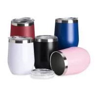 Squeeze - Copo térmico de capacidade de 320ml, feito em inox, com parede dupla e tampa plástica (livre de BPA) com bocal para um consumo mais rápido e prático.