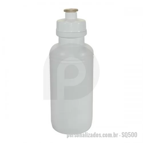 Squeeze plástico personalizado - Squeeze plástico Personalizado - SQ500 - Squeeze 500 ml - 133011 - Squeeze plástico