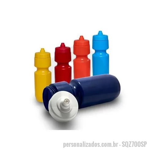 Squeeze plástico personalizado - Squeeze 700 ml personalizado - Fantastic Brindes Material: Plástico PE Medidas: 22,2 cm de altura por 6,5 cm de largura. Peso: 62 gramas Opção para personalização em serigrafia e transfer. Produto ideal para pratica de esporte e consumo de água no di