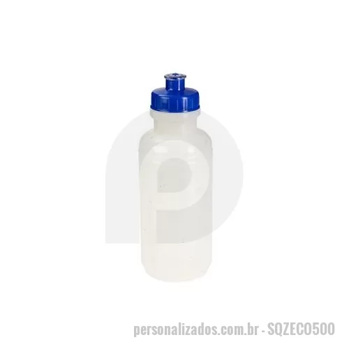 Squeeze plástico personalizado - Squeeze Ecológico 500 ml Fantastic Brindes Material: Plástico PE Medidas: 4 cm de diâmetro boca , 7,3 cm de diâmetro base por 19 cm de altura. Peso: 40 gramas Opção para personalização em serigrafia, dtf e transfer
