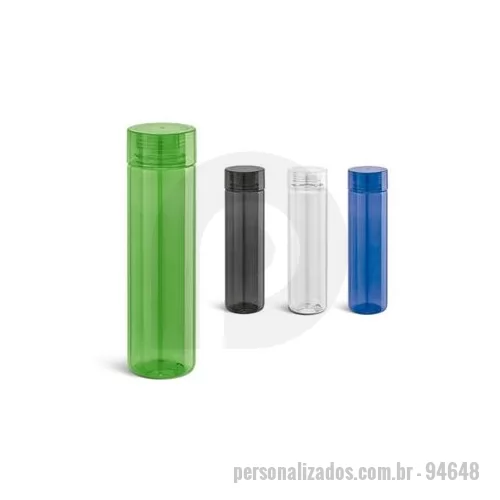 Squeeze plástico personalizado - Garrafa personalizada e confeccionada em tritan o que deixa esse brinde personalizado com alta resistência e um lindo acabamento.