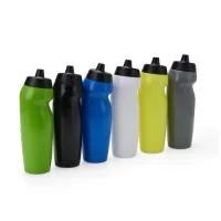 Squeeze de plástico 640 ml livre de BPA, com design ergonômico, contém tampa rosqueável e bico de válvula à prova de vazamentos, garantindo segurança contra derramamentos durante os movimentos. Para liberar o líquido, basta apertar o squeeze, permitindo que o líquido seja liberado e fechado automaticamente.