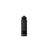 Squeeze plástico com acabamento fosco, marcação de volume e capacidade máxima de 900 ml. Possui tampa rosqueável com alça fixa, bico flip e canudo interno removível. Acompanha tira emborrachada removível. Altura : 26,8 cm Largura : 9,3 cm Circunferên
