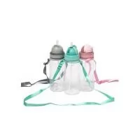 Hidratação segura, saudável e prática. Com 420 ml de capacidade, nosso squeeze plástico vem com uma tampa protetora que protege o canudo de bactérias e germes. Um simples movimento é suficiente para acessar o canudo de silicone. Além disso, a alça é 