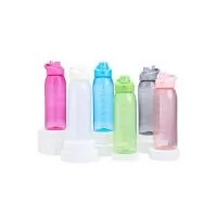 Hidratação na medida certa. Nosso squeeze de 850 ml é perfeito para quem mantém uma rotina fitness ou deseja monitorar a hidratação com precisão. Produzido em plástico livre de BPA, garante mais segurança para sua hidratação diária. Conta com marcaçã