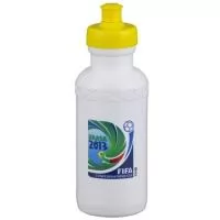 Squeeze plástico 500ml. Personalização em silkscreen.