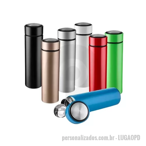 Squeeze térmico personalizado - Surpreenda toda a sua equipe com este Squeeze Garrafa Térmico.
